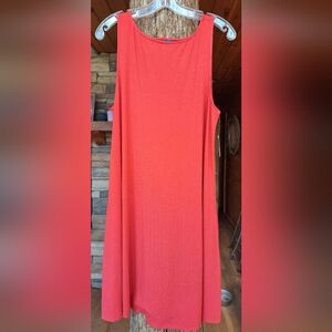 Flowy Coralish/Orange Sleeveless Dress Sz Med By Old Navy